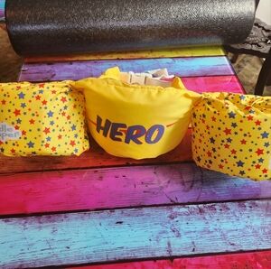 Paddle Pals Yellow Hero PFD Toddler Kids Life Jacket size 33-55 lbs